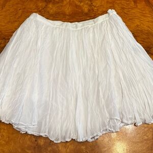 Polo by Ralph Lauren White Skater Skirt